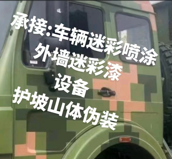 娄底外墙和地面的迷彩漆施工